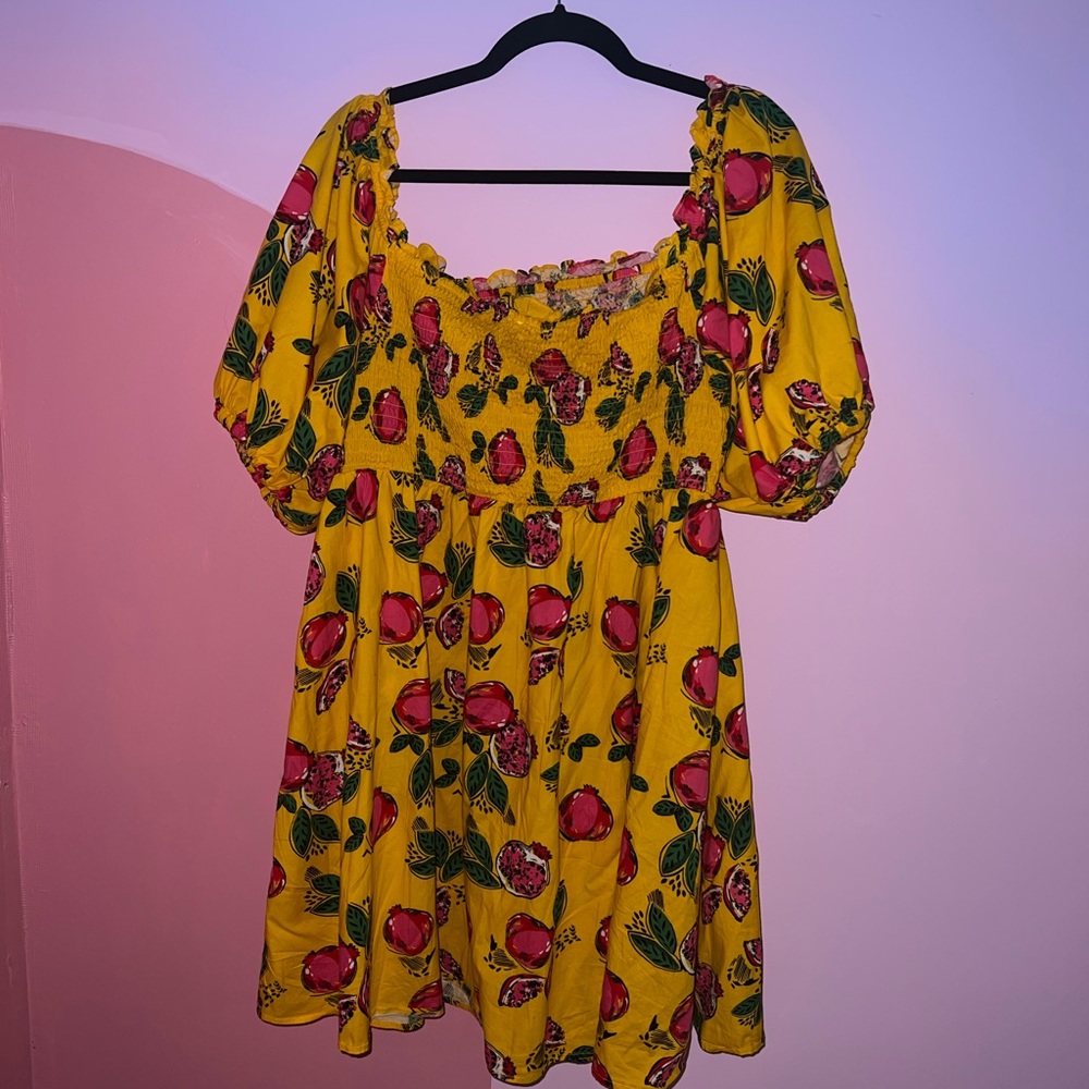 Eloquii Puff sleeve plus size dress
